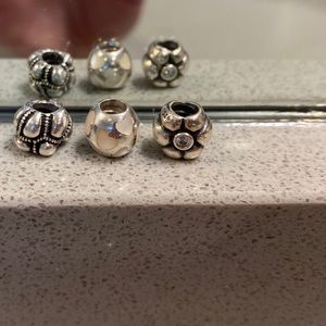 Three Pandora Beads